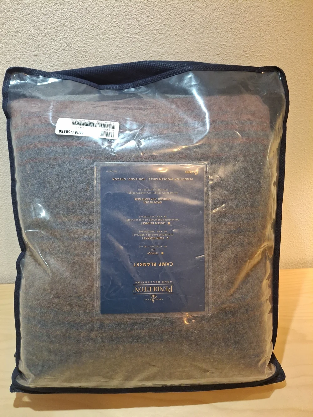 Pendleton x Columbia Wool Blanket Yakima Camp Twin Striped NEW